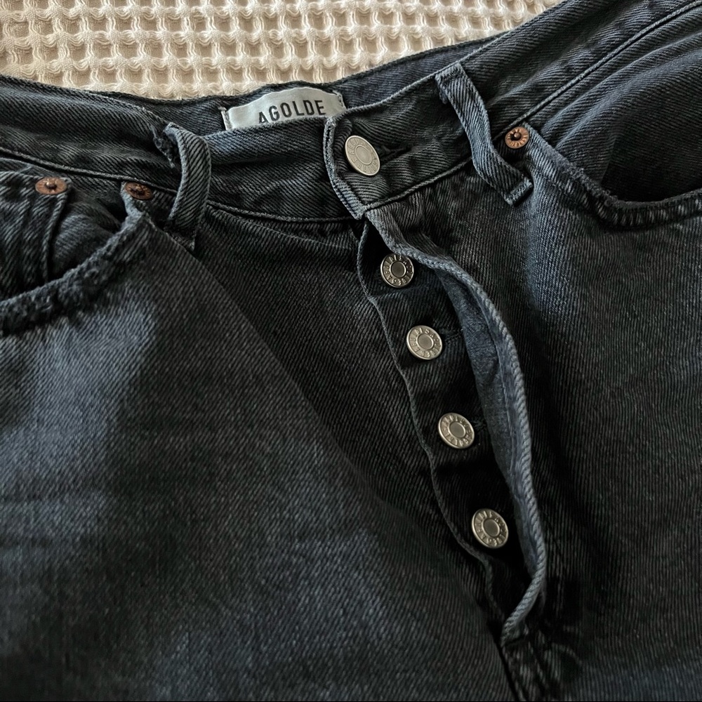 AGOLDE Riley Ripped Crop Jeans - Picture 3 of 10
